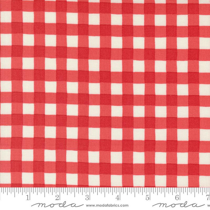 Willows Farm Barn Red Check 56108 21