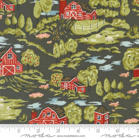 Farmstead Charcoal 20901 16 Moda #1