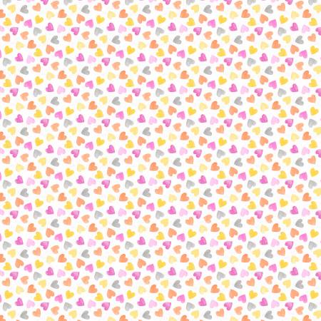 Raindrops and Sunshine Pink Hearts