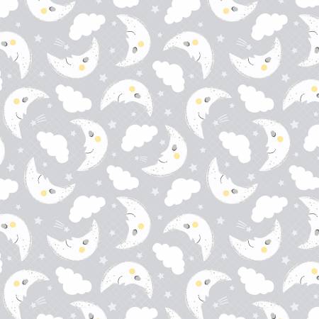 Baby's Adventure Gray Moon & Cloud Toss