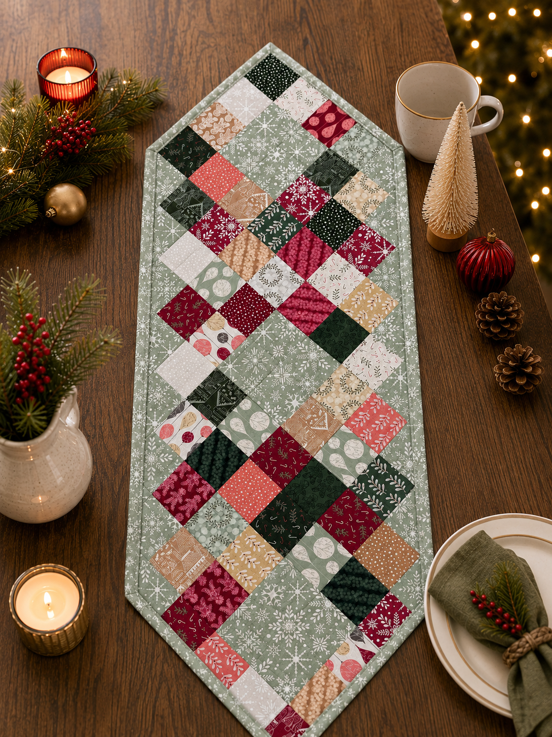 Scrappy Do Kit 12" x 32.5" Gingerbread Lane