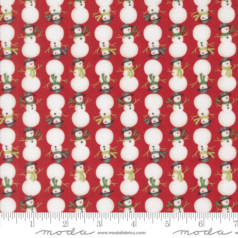 Winter Friends Berry Red 56135 17 Moda #1