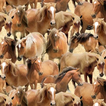 Greener Pastures Tan Packed Horses