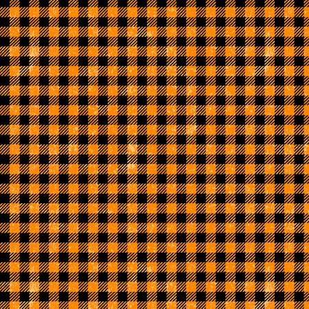 Gnome-ster Mash Orange Buffalo Check