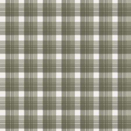 Wildlife Trail Cream/Green Plaid