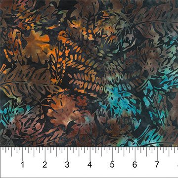 Dinosaurs Batik Leaftoss Charcoal