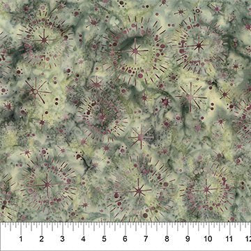 Quilting is my Voice Batik Bursts Artichoke