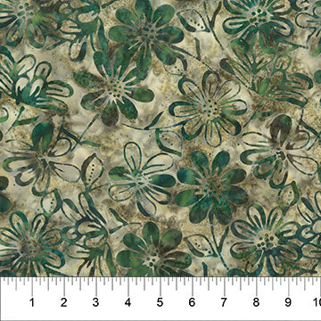 Daisy Toss Artichoke Batik