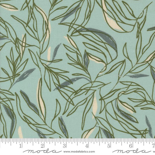Foraged Found Leaf Sketch Mist 45632 23
