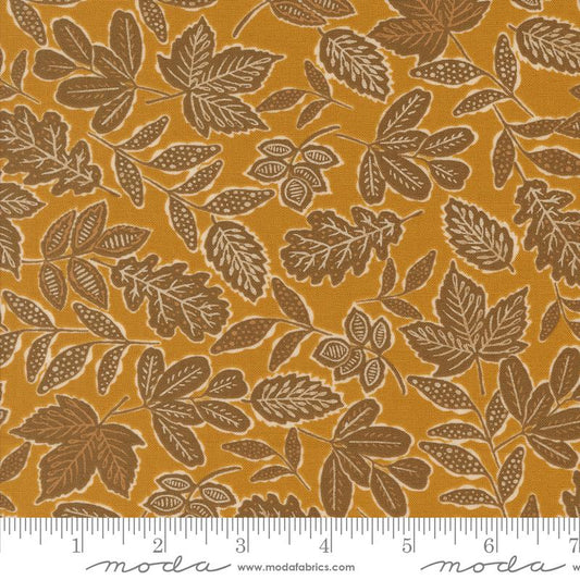 Foraged Found Leaves Caramel 45633 17