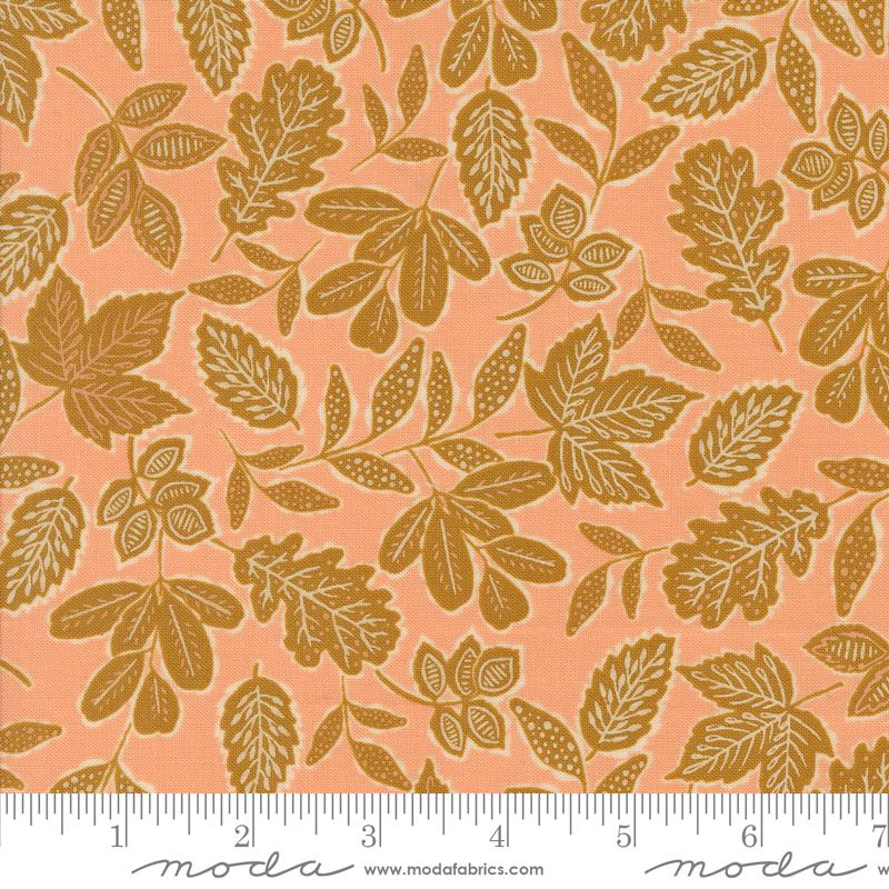 Foraged Found Leaves Peach 45633 19