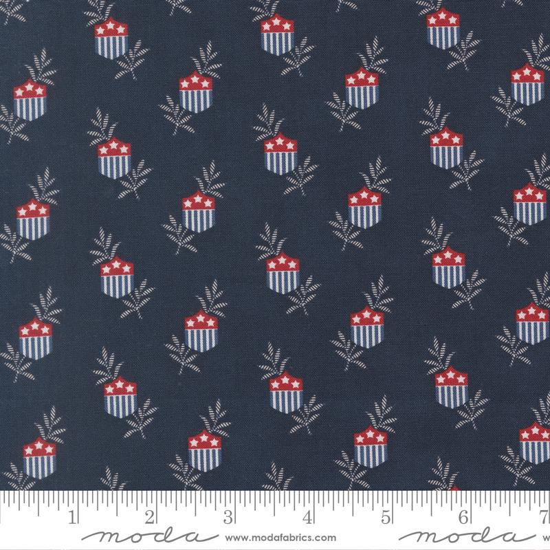 American Gatherings III Shield Navy 49320 16
