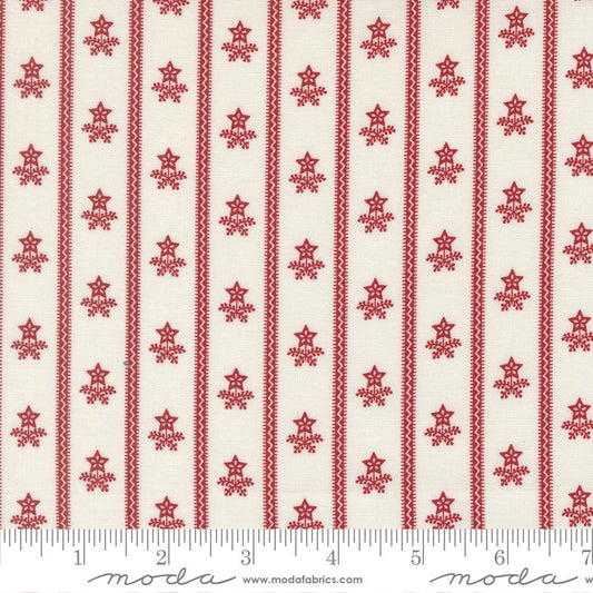 American Gatherings III Bouquet Stripe Cloud Crimson 49322 23