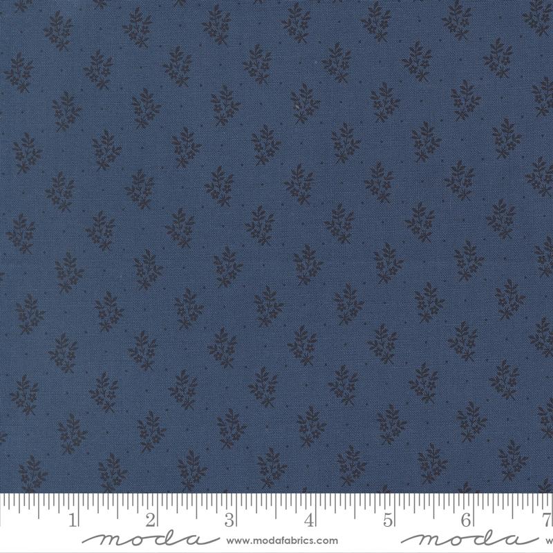 American Gatherings III Flower Sprig Sm Floral Nautical Blue 49327 14