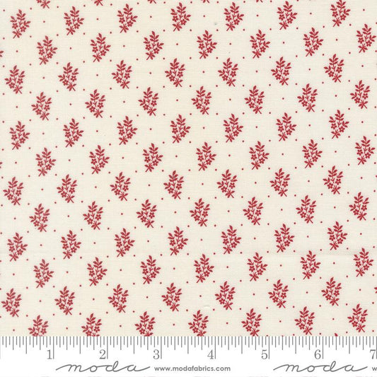 American Gatherings III Flower Sprig Sm Floral Cloud Crimson 49327 23