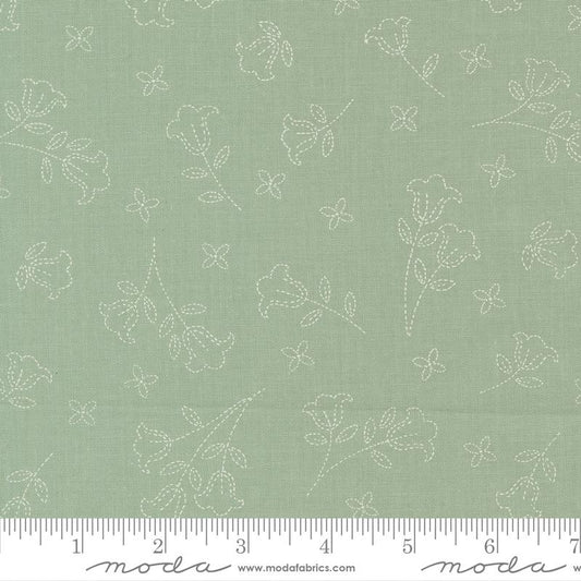 Sunbonnet Med Print Dusty Blue 31761 33