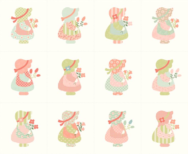 Sunbonnet Panel Porcelain 31770 11