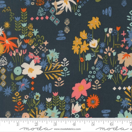 Boho Haven Deep Sea Med Floral 45644 18