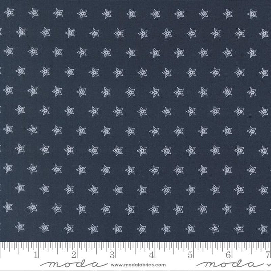 108" American Gather III Navy 108036 16 Moda Basics #1