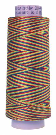 Silk Finish Variegated 50wt Cotton Thread 1500yd/1372M Prime Kids