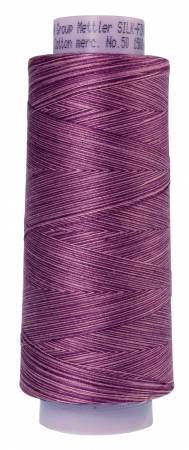 Silk Finish Variegated 50wt Cotton Thread 1500yd/1372M Lilac Bouquet
