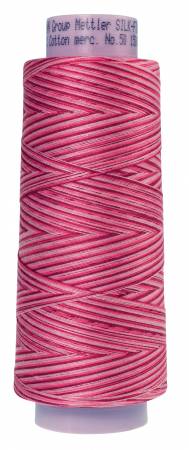 Silk Finish Variegated 50wt Cotton Thread 1500yd/1372M Cranberry Crush