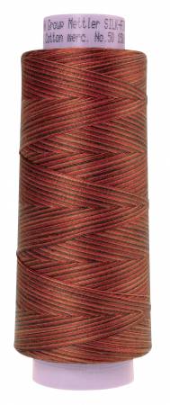 Silk Finish Variegated 50wt Cotton Thread 1500yd/1372M Chocolatte