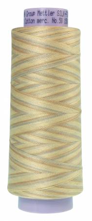 Silk Finish Variegated 50wt Cotton Thread 1500yd/1372M Pearl Tones