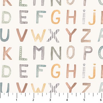 Cotton-tale Cream Alphabet
