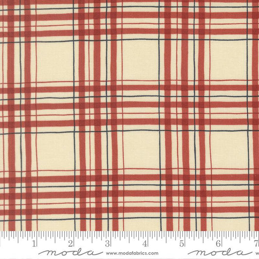 America 250 Years Plaid Parchment Red 56183 11