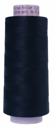 Silk Finish 50wt Cotton Thread 2000yd/1829M Darkest Blue