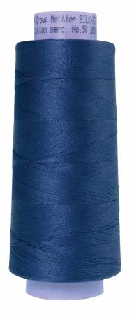 Silk Finish 50wt Cotton Thread 2000yd/1829M True Navy