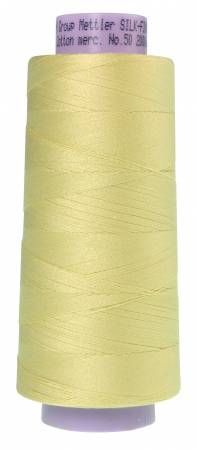 Silk Finish 50wt Cotton Thread 2000yd/1829M Lemon Frost