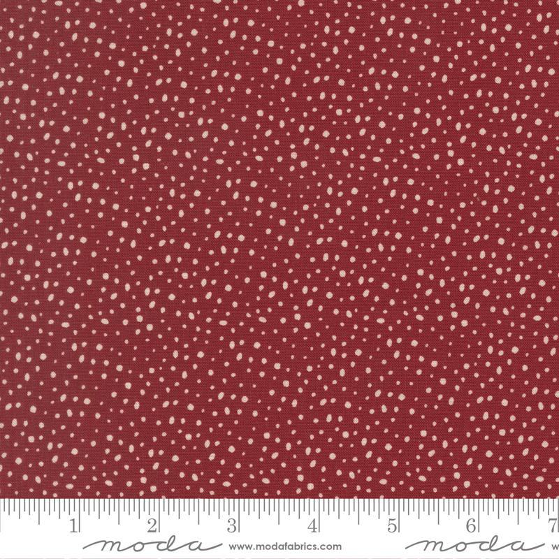 Gingerbread Lane Flurry Dots Cranberry 26158 18
