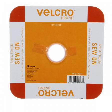 VELCRO® Brand Fastener Soft & Flex Sew-In White 5/8in per INCH