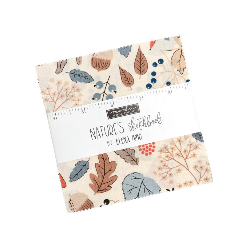 Natures Sketchbook Charm Pack 39070PP Moda Precuts#1