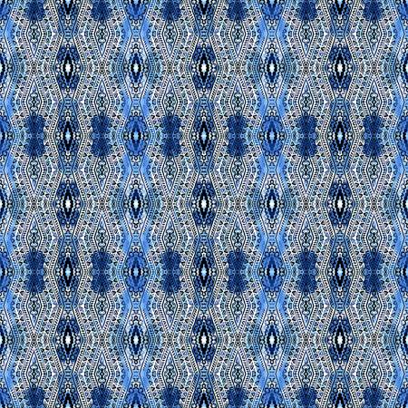 Indigo Blanket of Colors Digitally Printed