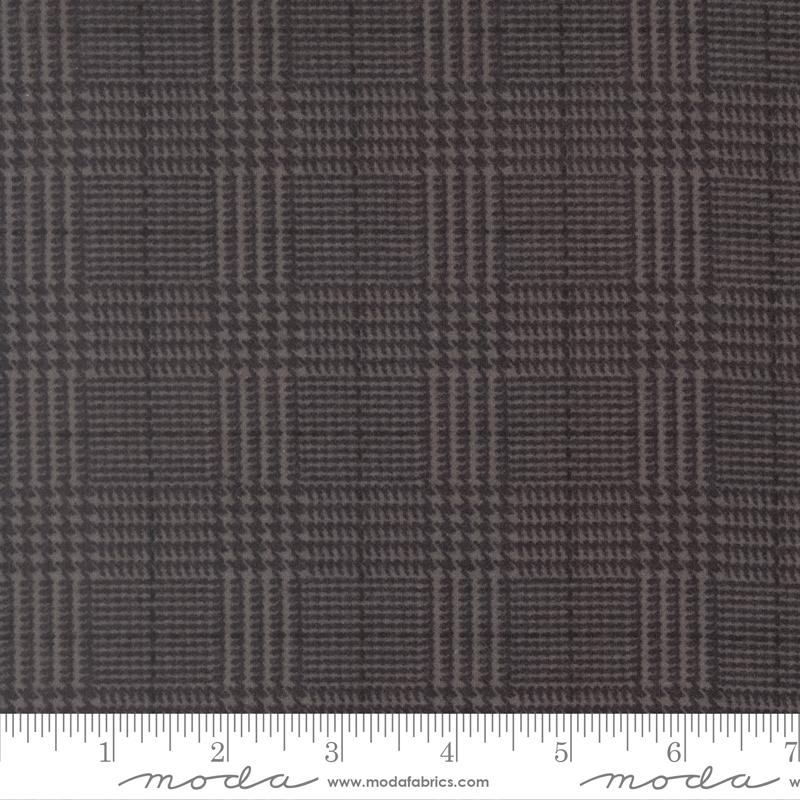 Flannel Gather Basics Titanium 49341 15F Moda #1
