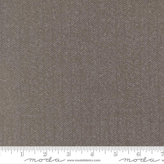 Flannel Gatheringser Basics Herringbone Titanium 49342 15F