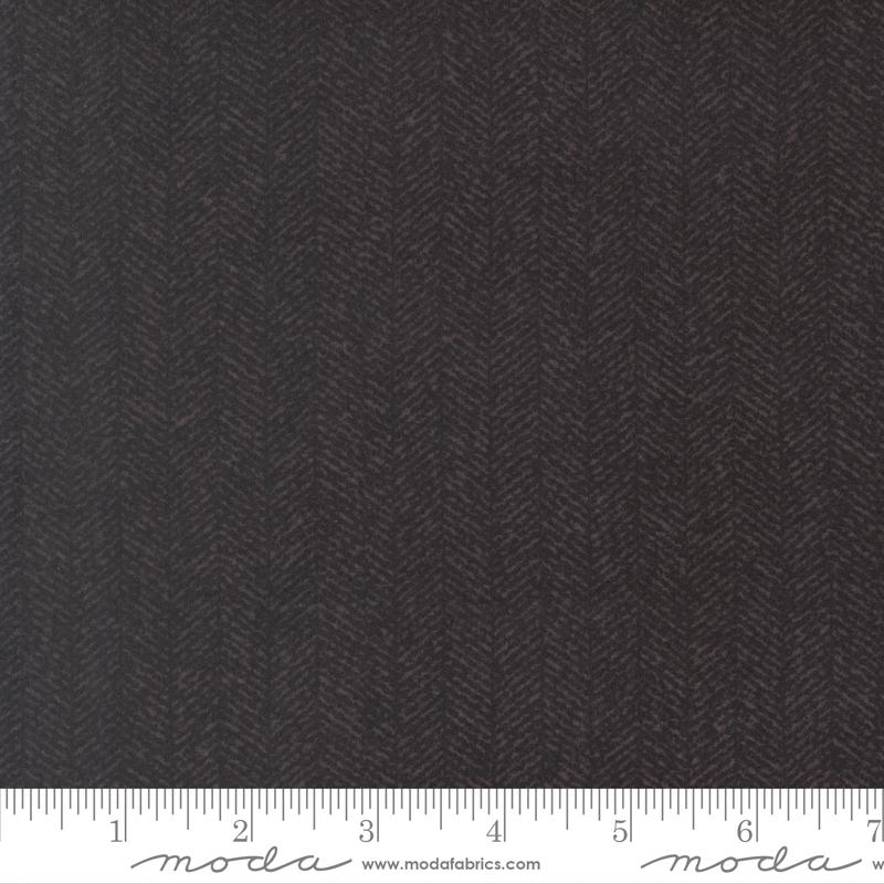 Flannel Gather Basics Blackbird 49342 16F Moda #1