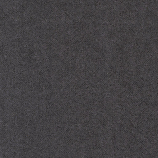 Wool Tweed Flannel Black