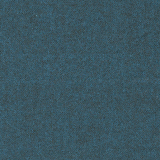 Wool Tweed Flannel Dark Teal