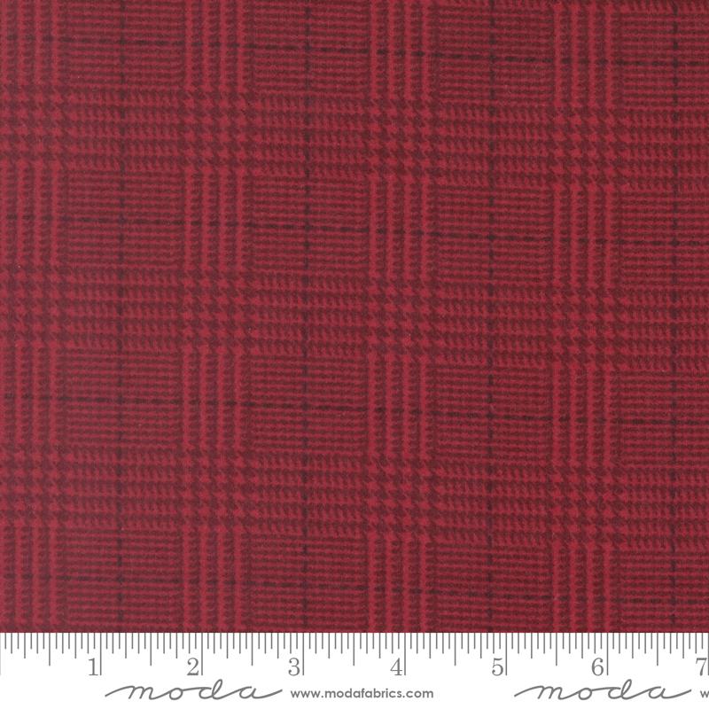 108" Flannel Gather Basic Brick 108018 20F Moda Basics #1