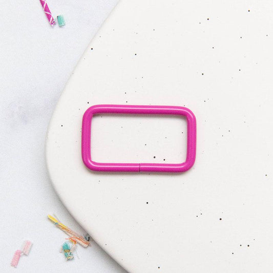 1.5" Rectangle Ring  Purple SSCH29