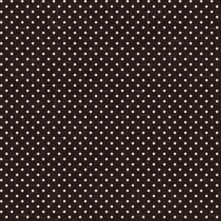 Blackberry Bramble Small Dot Black/Ivory
