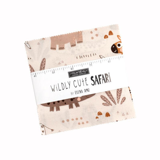 Wildly Cute Safari Charm Pack 39080PP Moda Precuts#1
