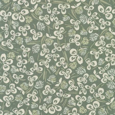 Plants Grey Canvas