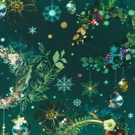 Merriment Ornaments Teal