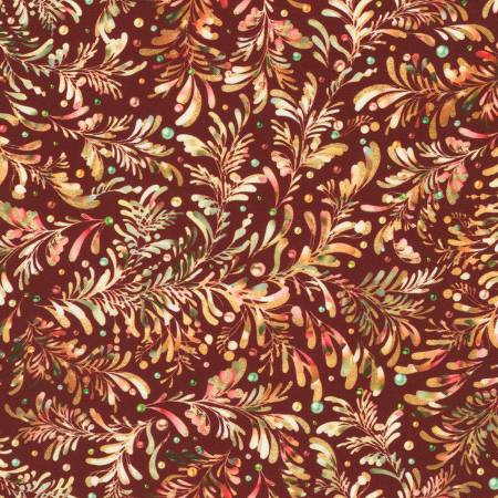 Merriment Leaves Burgundy