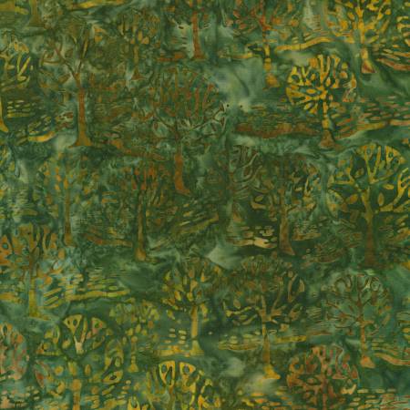 Wine Country Orchard Forest Batik